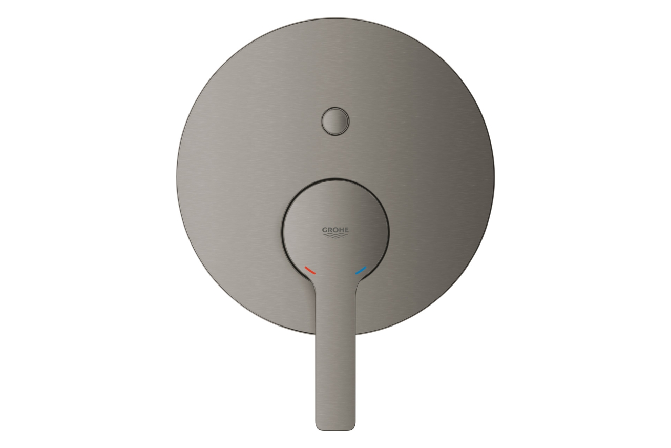 Внешняя часть смесителя для ванны GROHE Lineare, темный графит матовый (24064AL1)