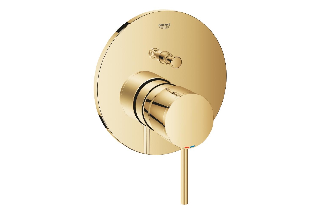Внешняя часть смесителя для ванны GROHE Atrio на 2 потребителя, холодный рассвет глянец (24066GL3)