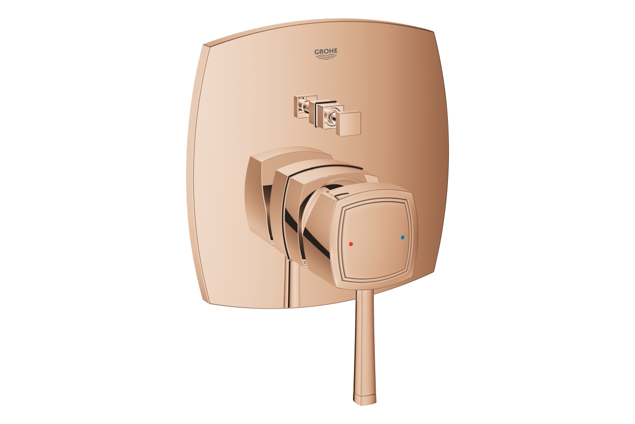 Внешняя часть смесителя для ванны GROHE Grandera, теплый закат глянец (24068DA0)