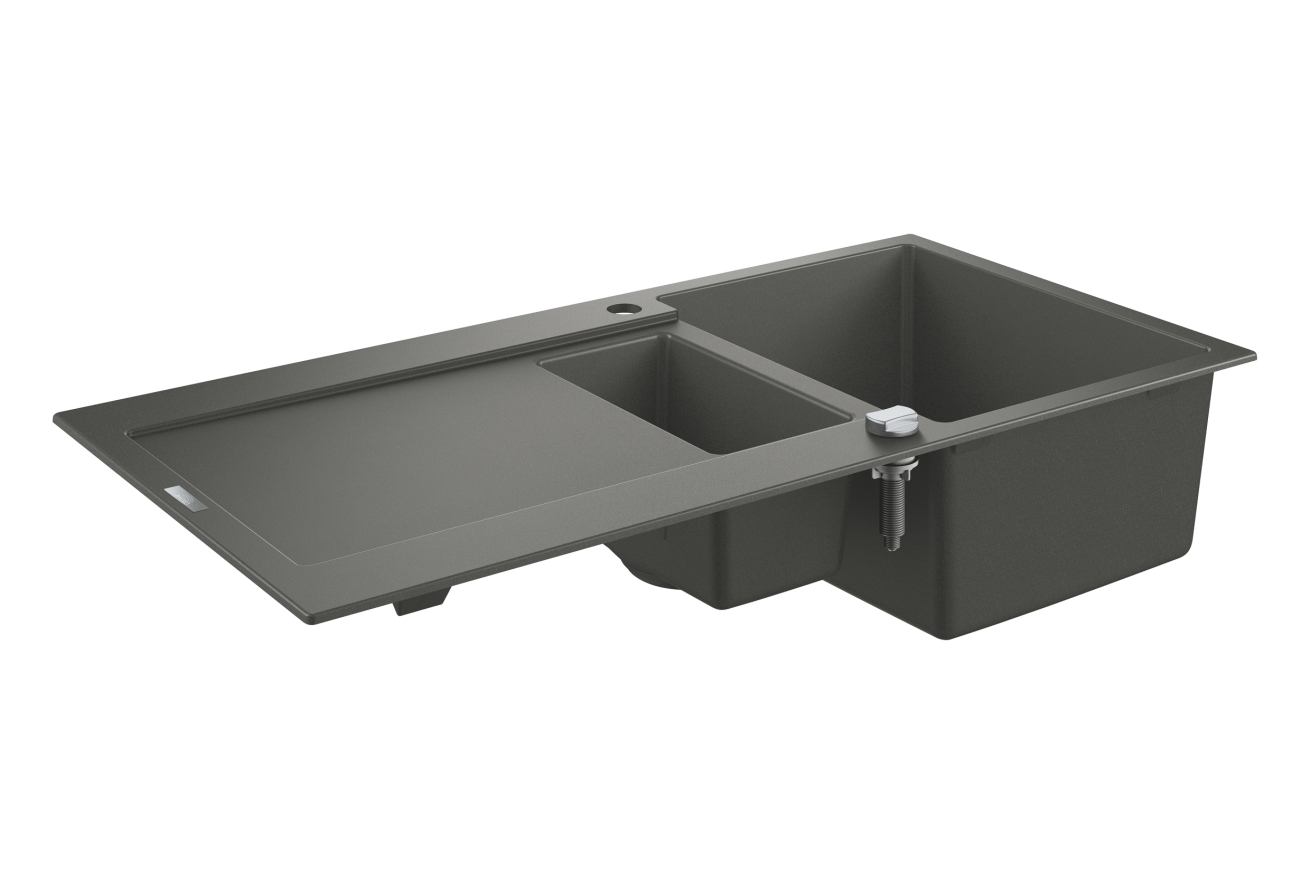 Мойка GROHE K500 с 1,5 чашей, 1000 x 500 мм, серый гранит (31646AT0)