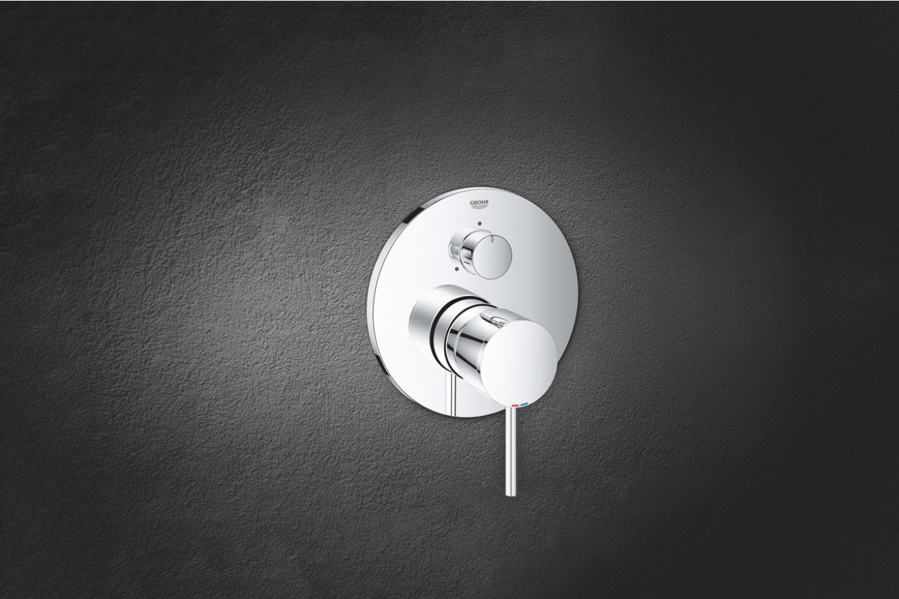 Внешняя часть смесителя для ванны GROHE Atrio на 3 потребителя, хром (24096003)