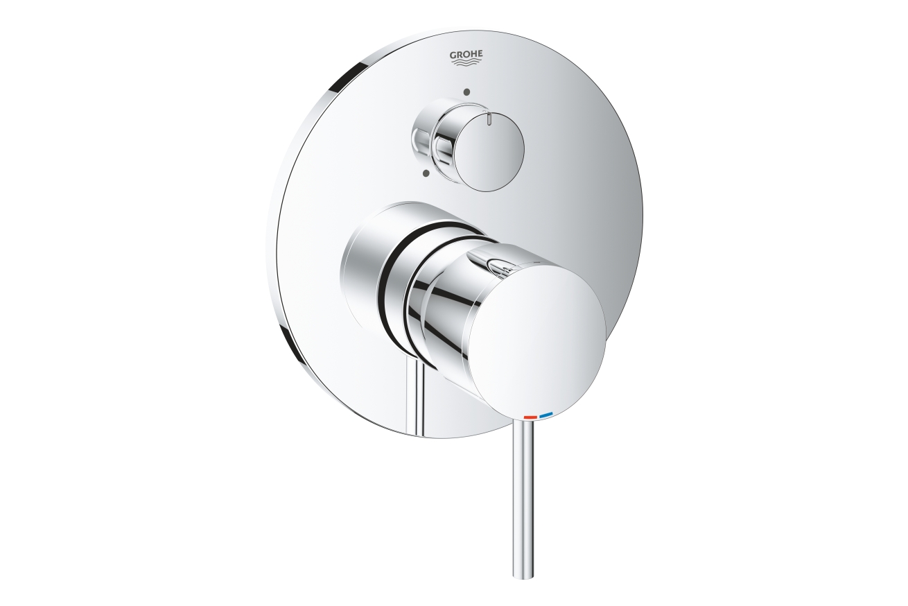 Внешняя часть смесителя для ванны GROHE Atrio на 3 потребителя, хром (24096003)