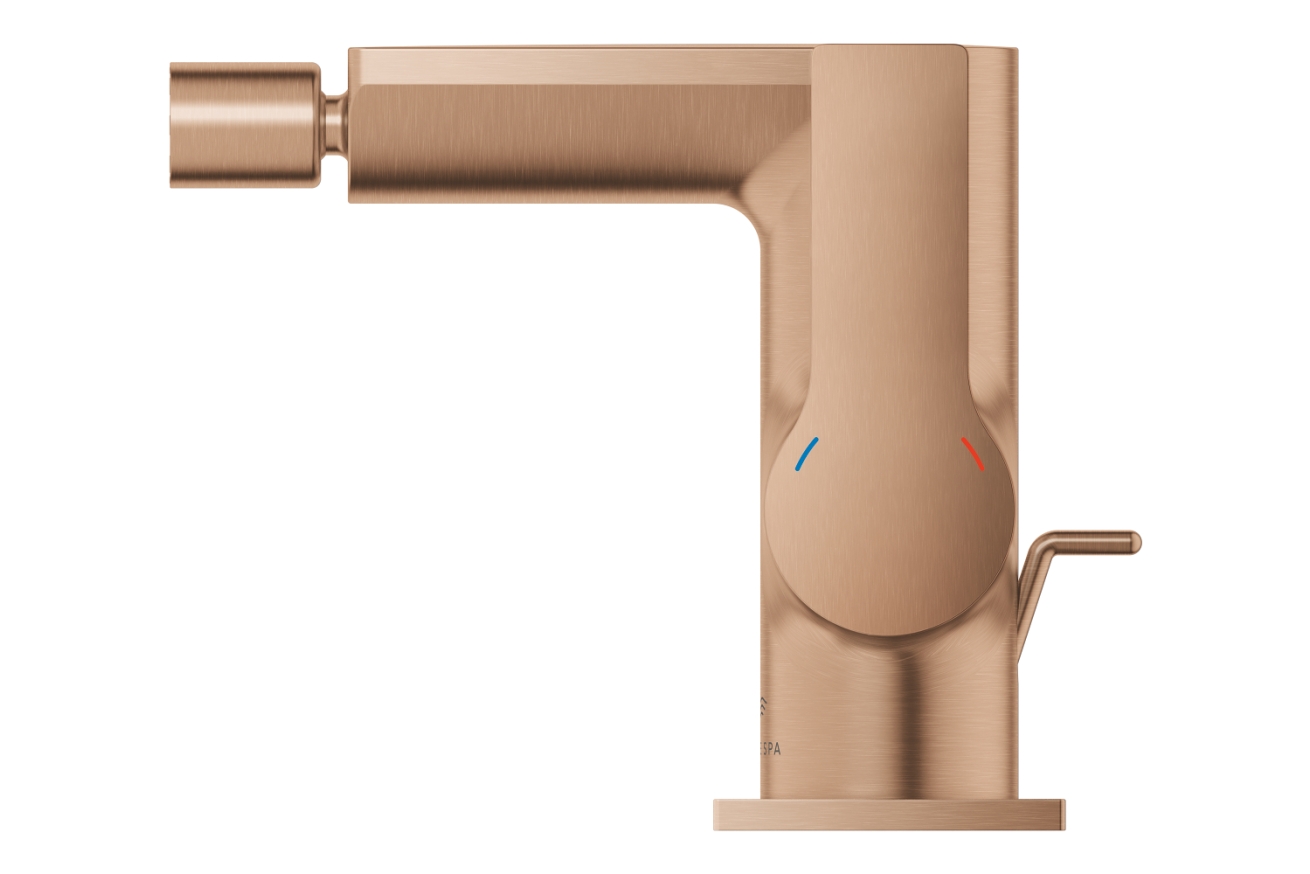 Смеситель для биде GROHE Allure с донным клапаном, теплый закат матовый (24160DL1)
