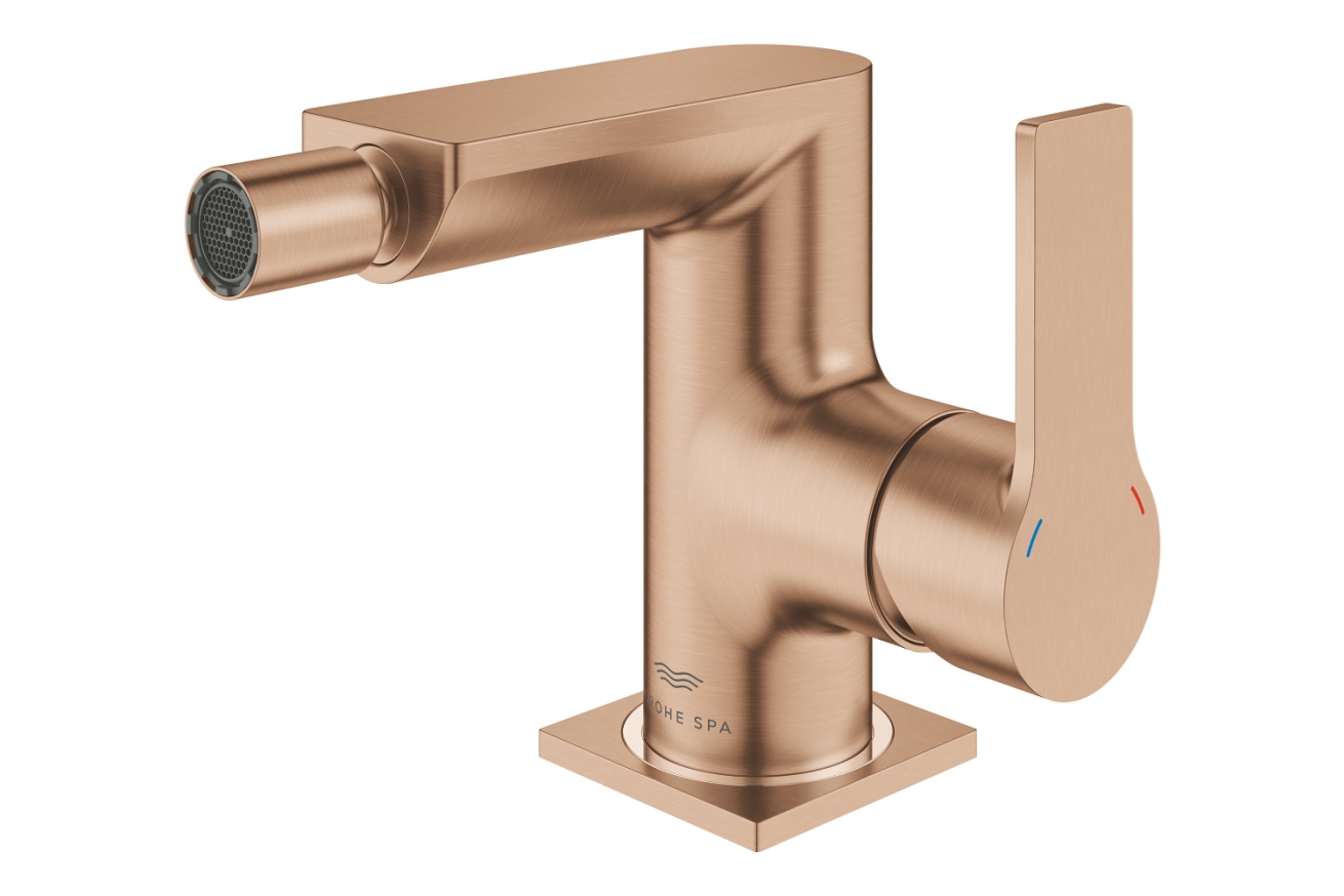 Смеситель для биде GROHE Allure с донным клапаном, теплый закат матовый (24160DL1)