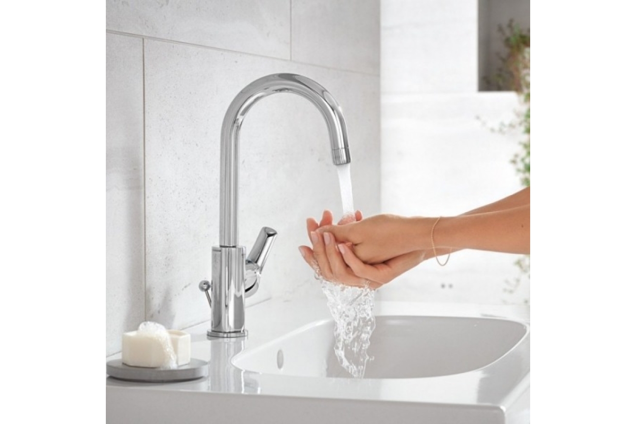 Смеситель для раковины GROHE Eurosmart, L-size, хром (23537002)