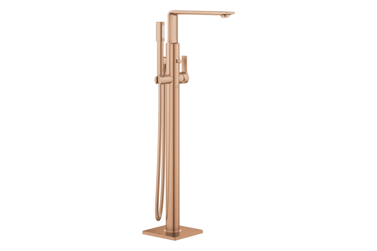 Внешняя часть смесителя для ванны GROHE Allure напольного монтажа, теплый закат матовый (25222DL1)