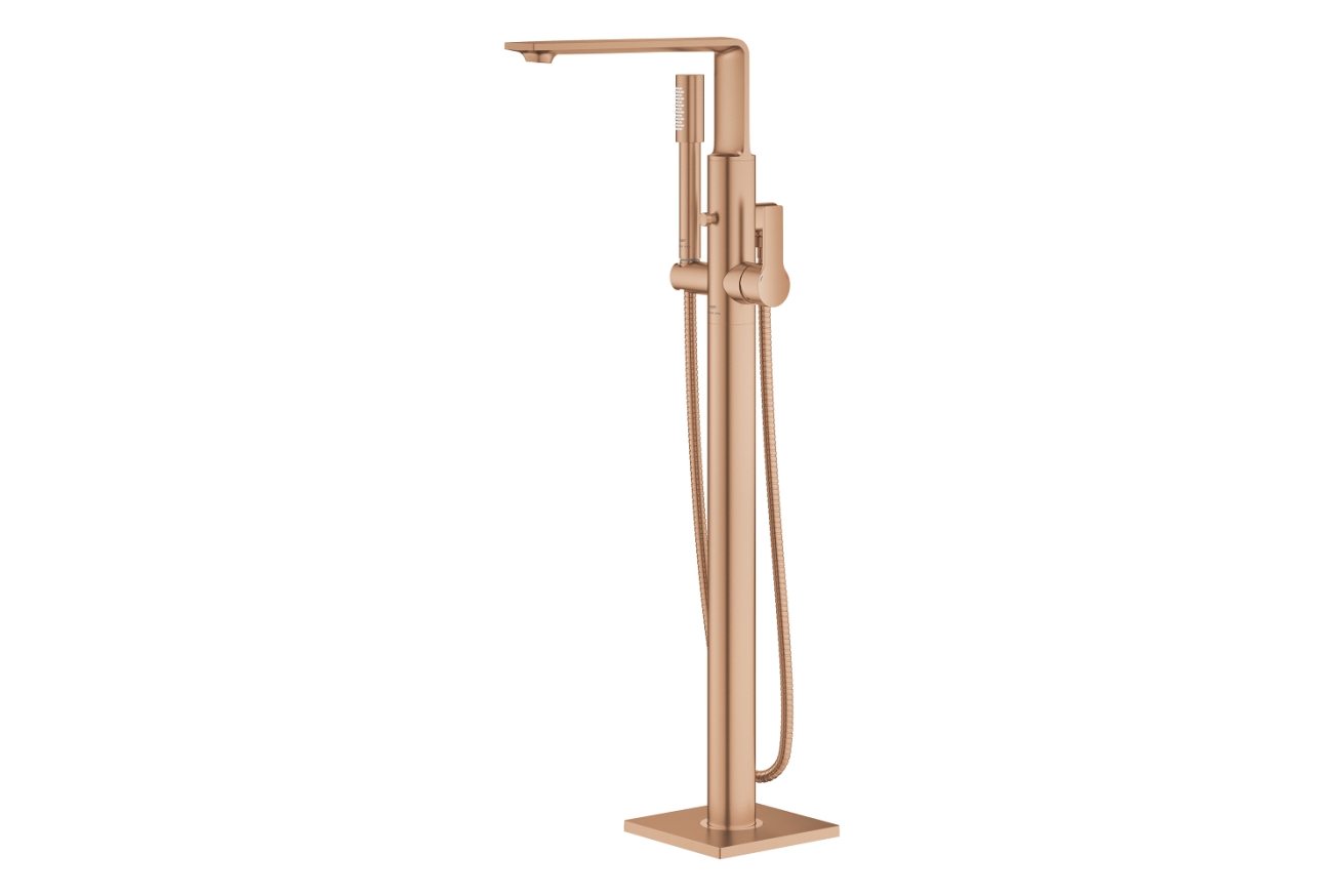 Внешняя часть смесителя для ванны GROHE Allure напольного монтажа, теплый закат матовый (25222DL1)