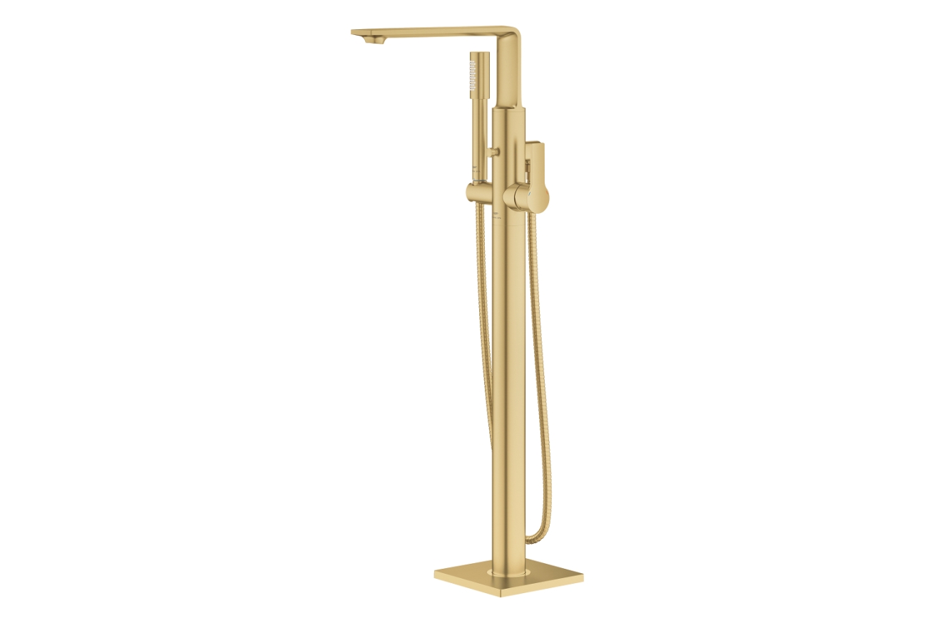 Внешняя часть смесителя для ванны GROHE Allure напольного монтажа, холодный рассвет матовый (25222GN1)