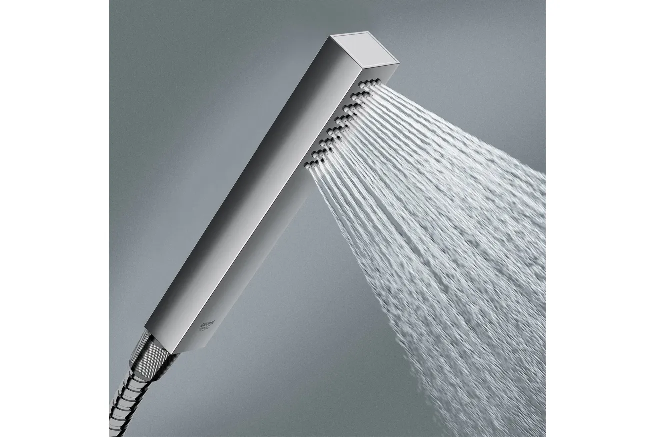 Душевой набор GROHE Euphoria Cube, 1 режим, 1250 мм, 15 л/мин, хром (27702000)