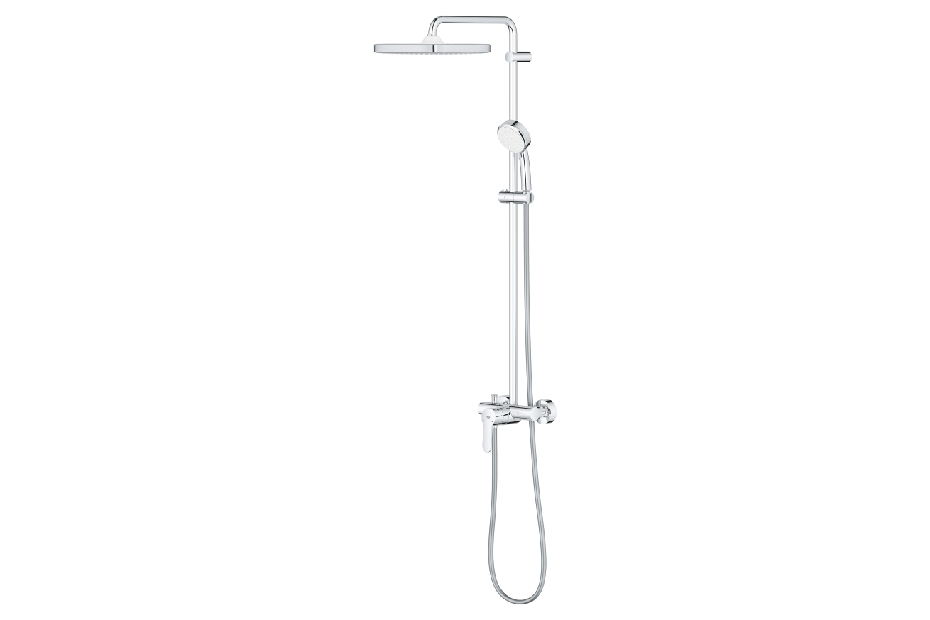 Душевая система GROHE Tempesta Cosmopolitan System 250 CUBE со смесителем для душа, хром (26692000)