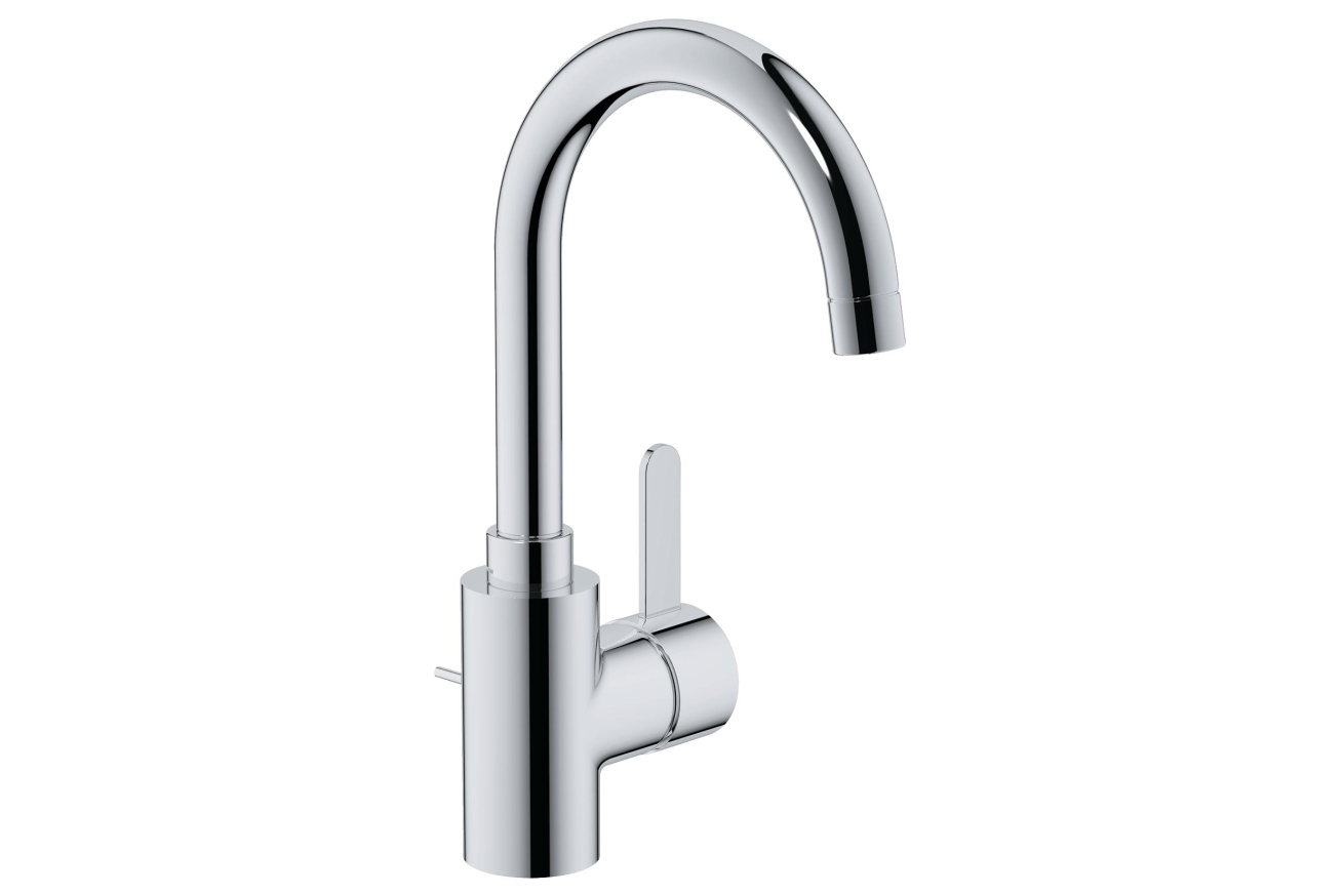 Смеситель для раковины GROHE Eurosmart Cosmopolitan с донным клапаном, высокий излив, хром (32830000)