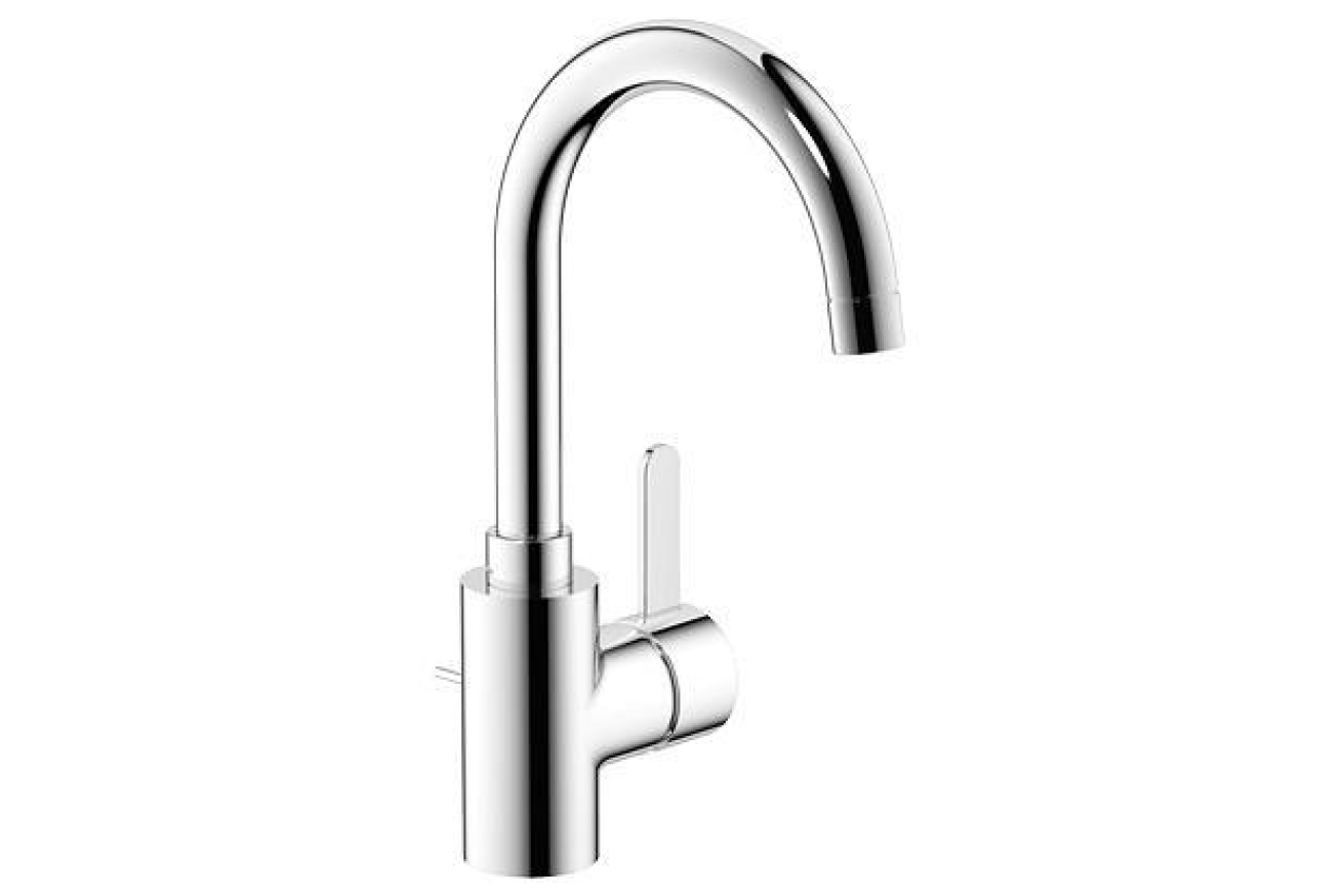 Смеситель для раковины GROHE Eurosmart Cosmopolitan с донным клапаном, высокий излив, хром (32830000)