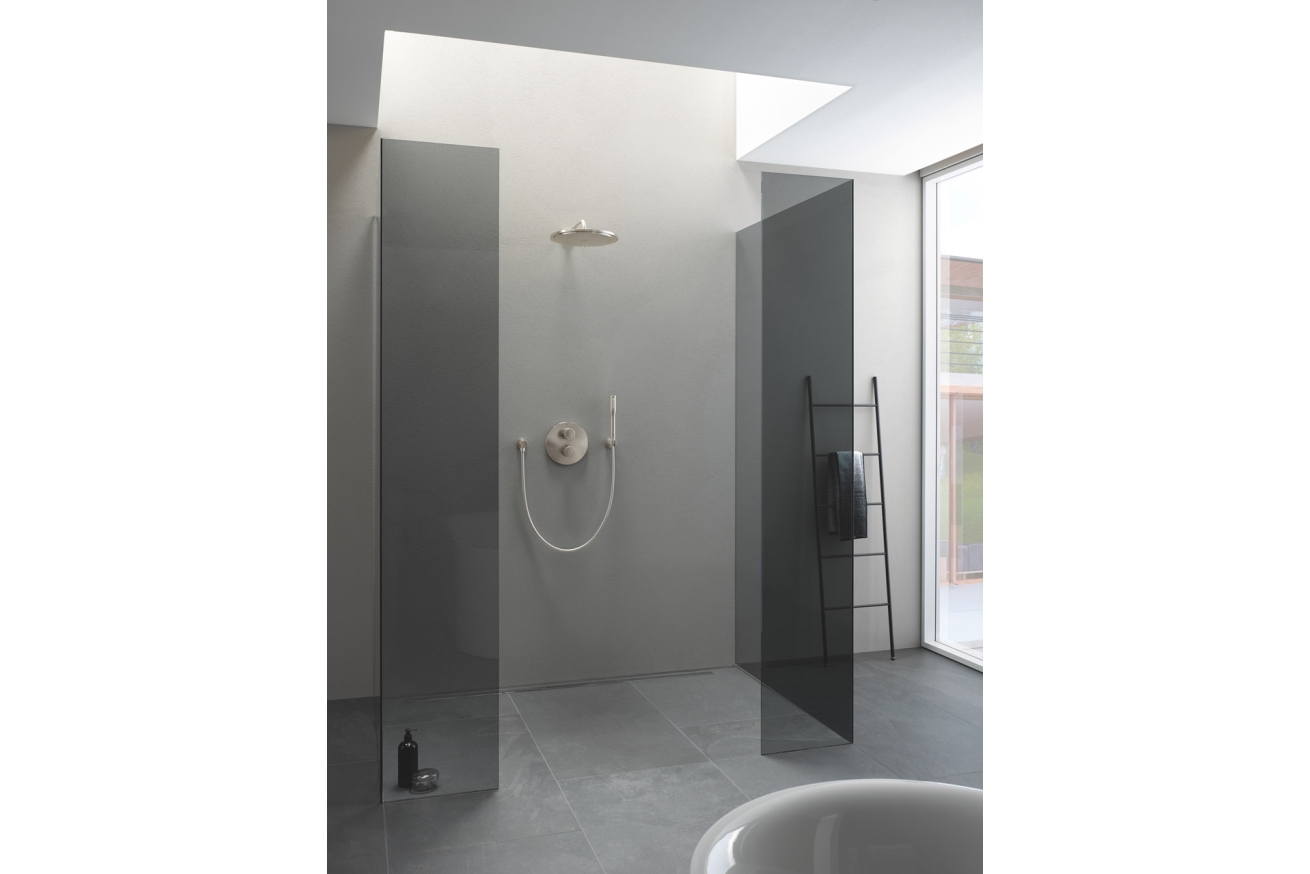 Верхний душ GROHE Rainshower с кронштейном, никель матовый (26066EN0)