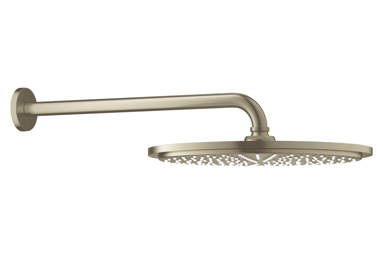 Верхний душ GROHE Rainshower с кронштейном, никель матовый (26066EN0)
