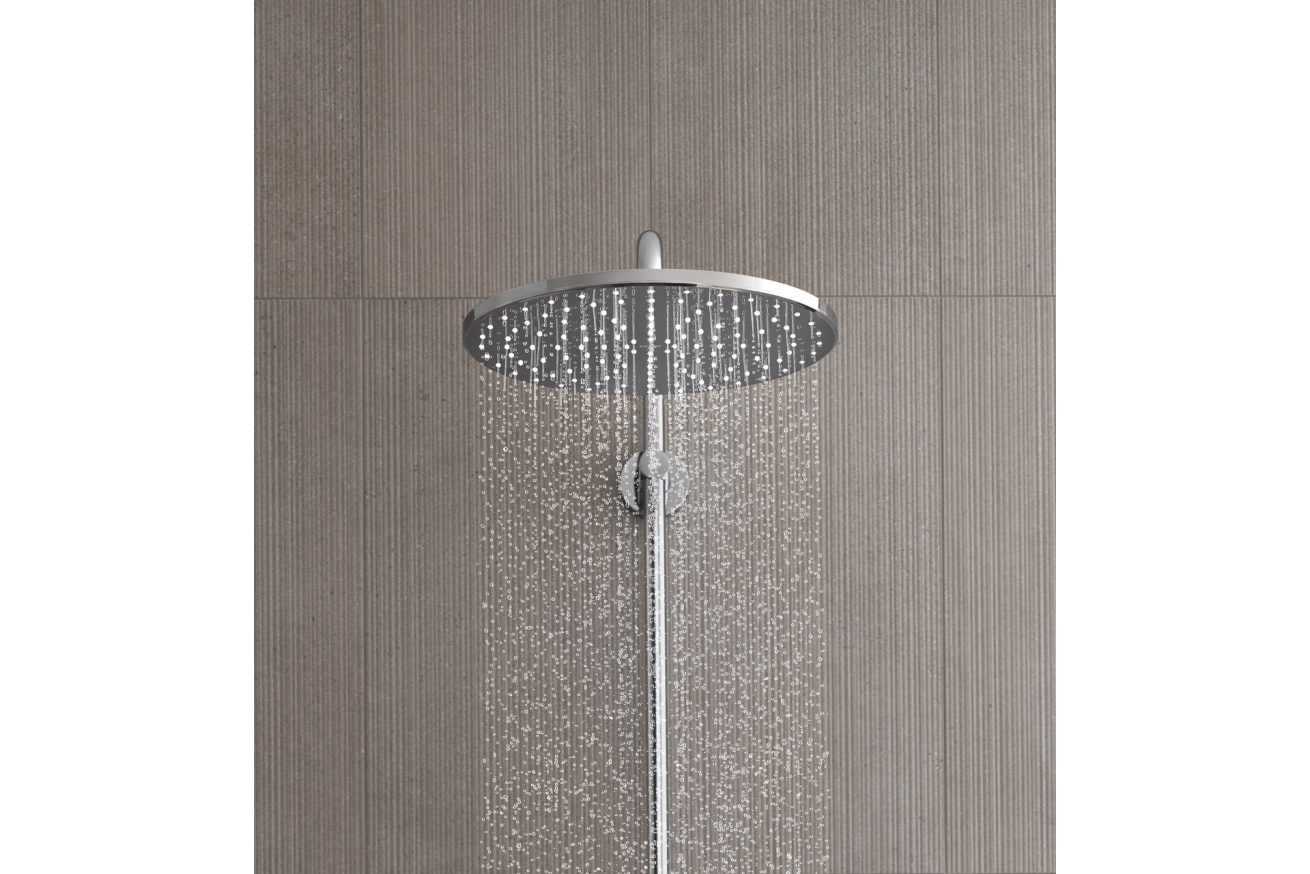 Душевая система с термостатом для настенного монтажа, GROHE Vitalio Joy 310, хром, (26401001)