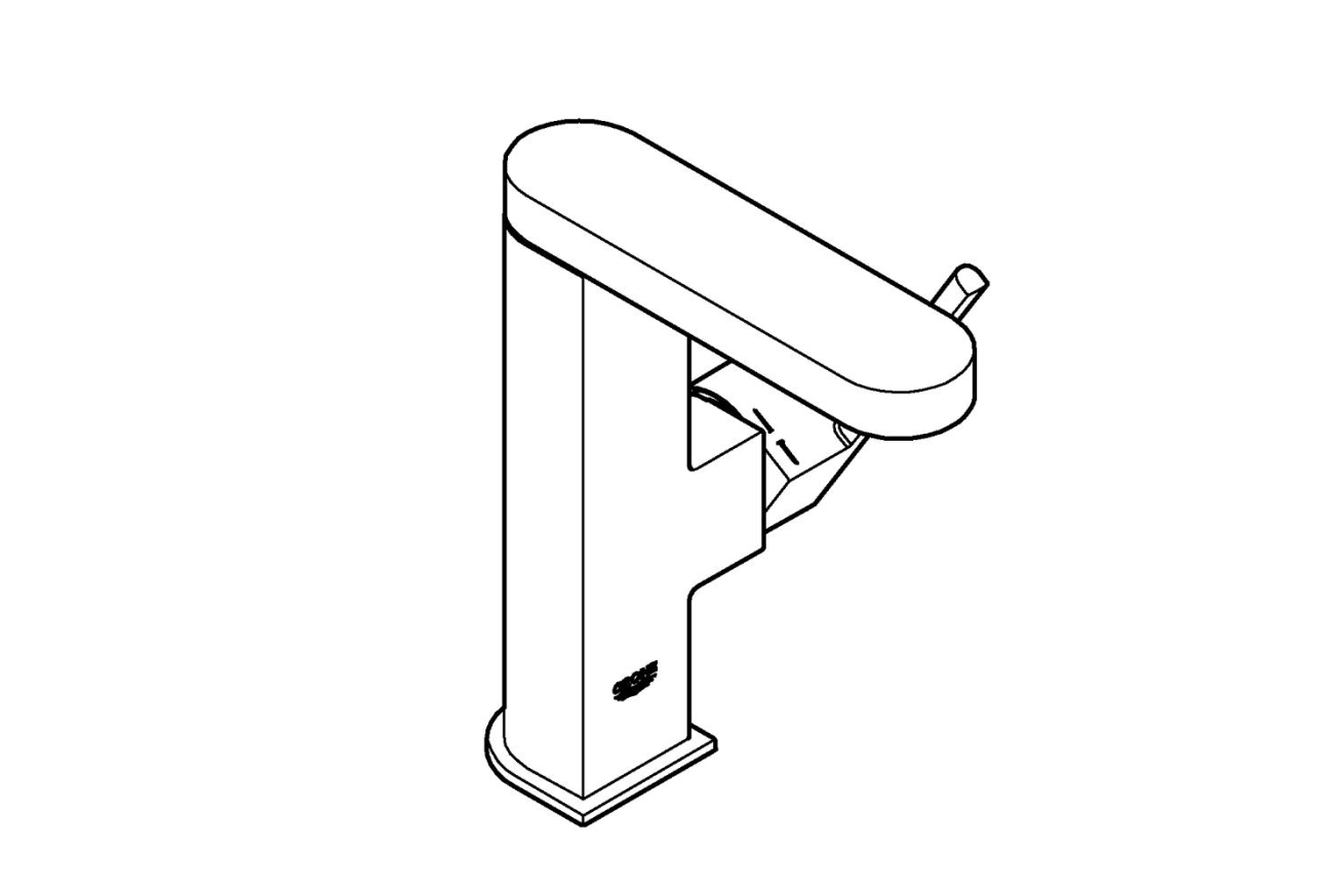 Смеситель для раковины GROHE Plus, M-size, хром (23872003)
