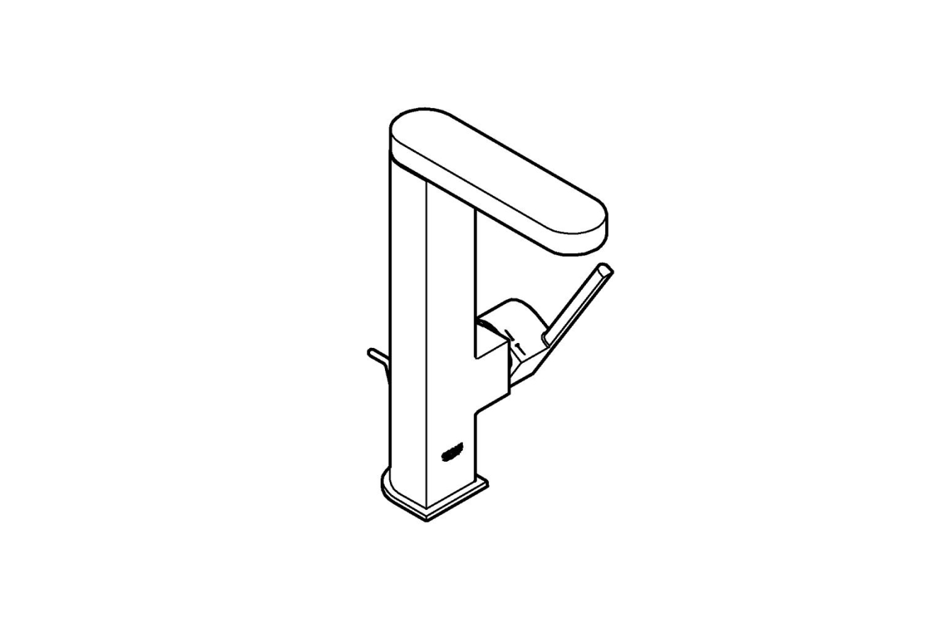 Смеситель для раковины GROHE Plus, L-size, хром (23851003)