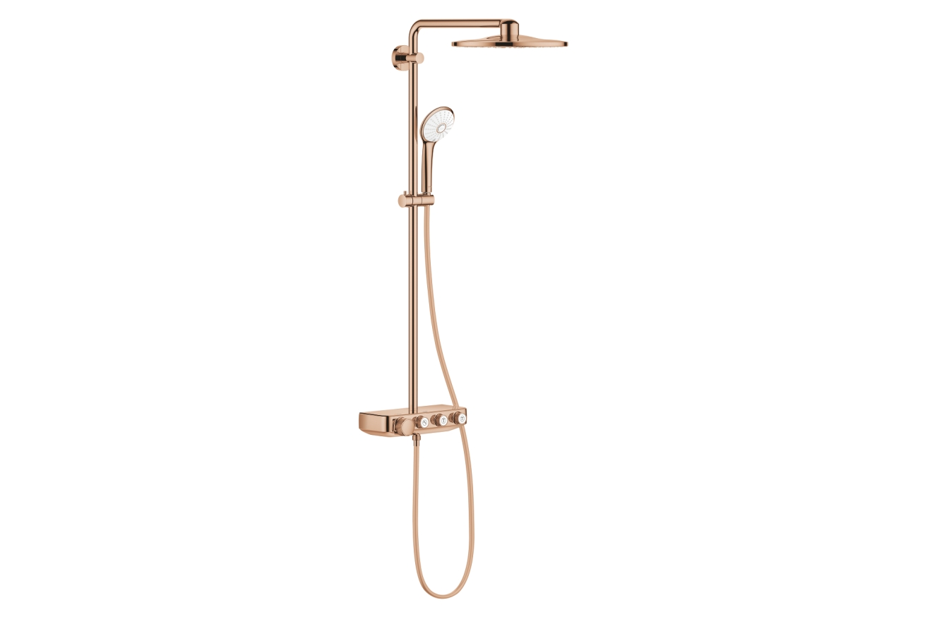 Душевая система с термостатом GROHE Euphoria SmartControl 310 DUO, теплый закат глянец (26507DA0)