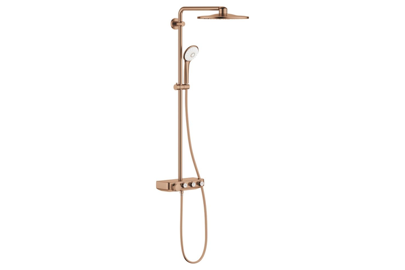 Душевая система GROHE Euphoria SmartControl 310 DUO с термостатом, теплый закат матовый (26507DL0)