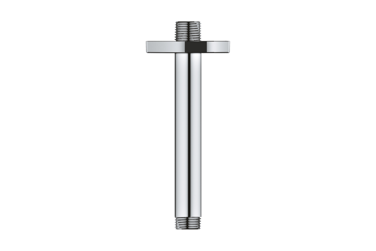 Верхний душ с потолочным душевым кронштейном 142 мм, 1 режим струи, GROHE Rainshower Mono 310 Cube, хром, (26565000)