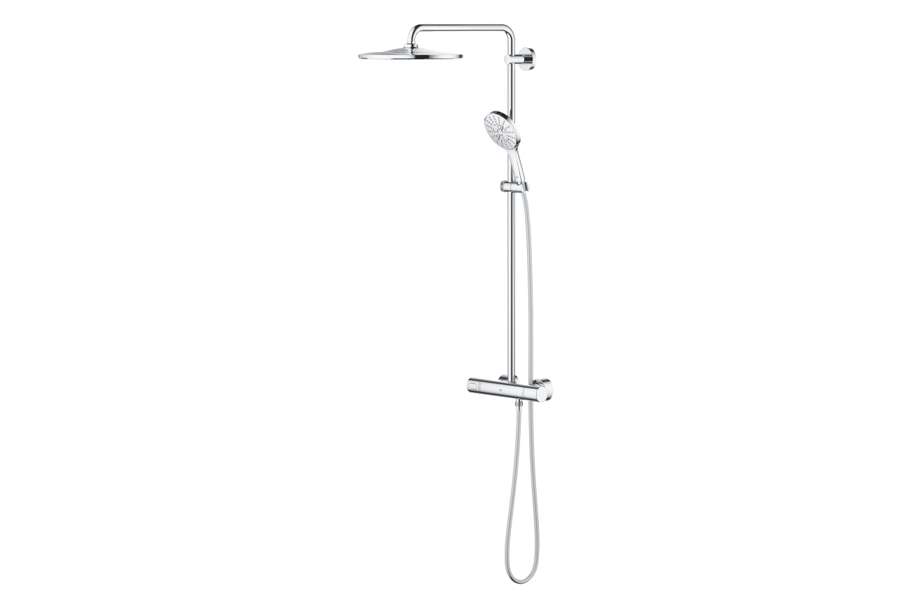 Душевая система GROHE Rainshower SmartActive 310 Mono, круглый, 1 режим струи, с термостатом, хром (26647000)