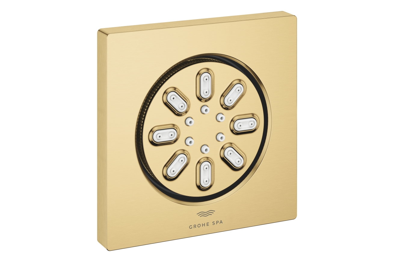 Боковой душ GROHE Rainshower Aqua, квадратный, 2 режима струи, холодный рассвет матовый (26802GN0)