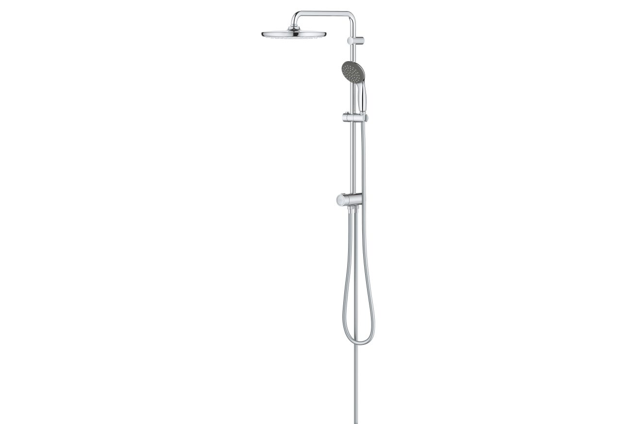 Душевая система с переключателем настенного монтажа GROHE QuickFix Vitalio Start 250, хром (26817000)