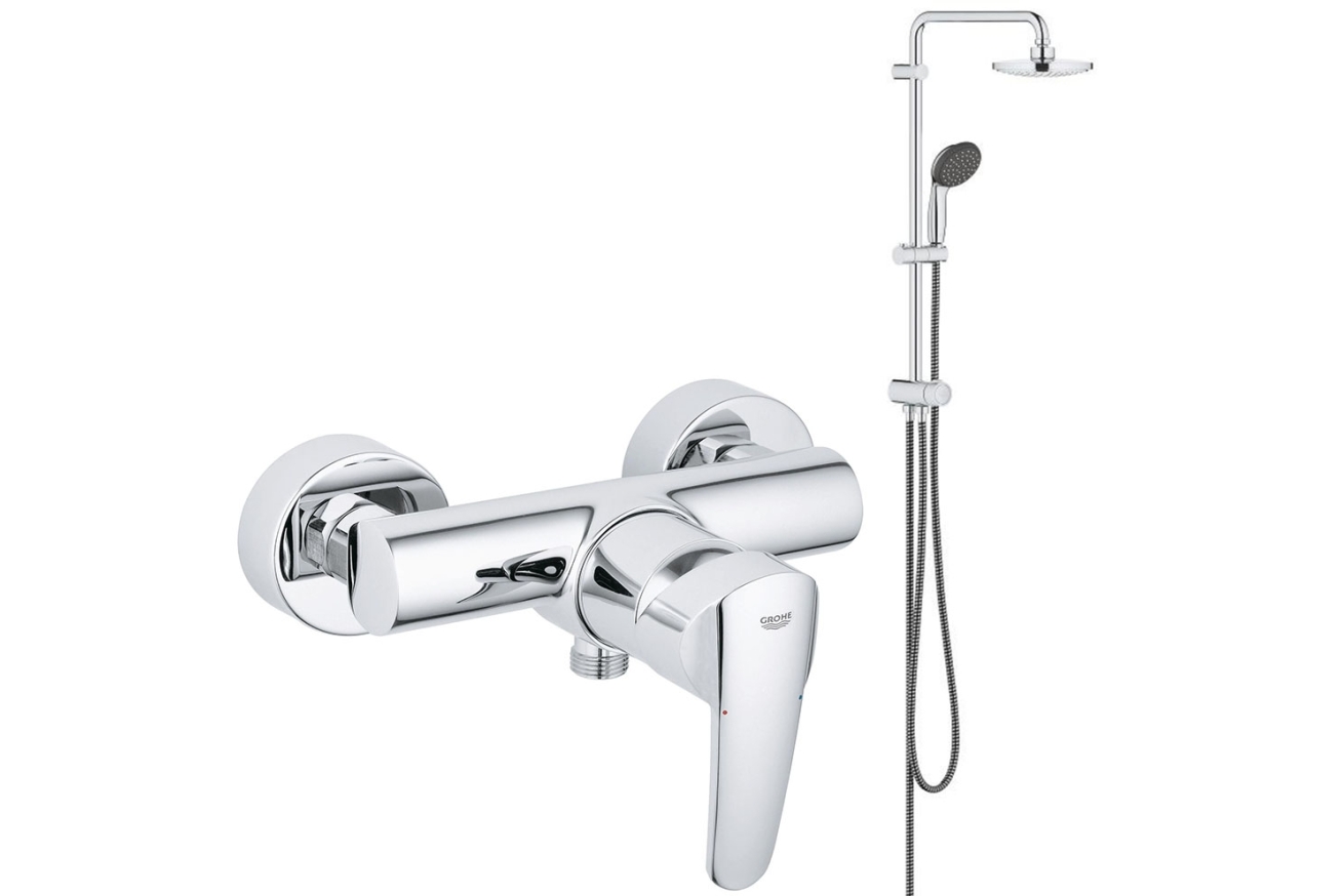 Душевая система Vitalio Start System 180 Flex со смесителем для душа (NSB0161)