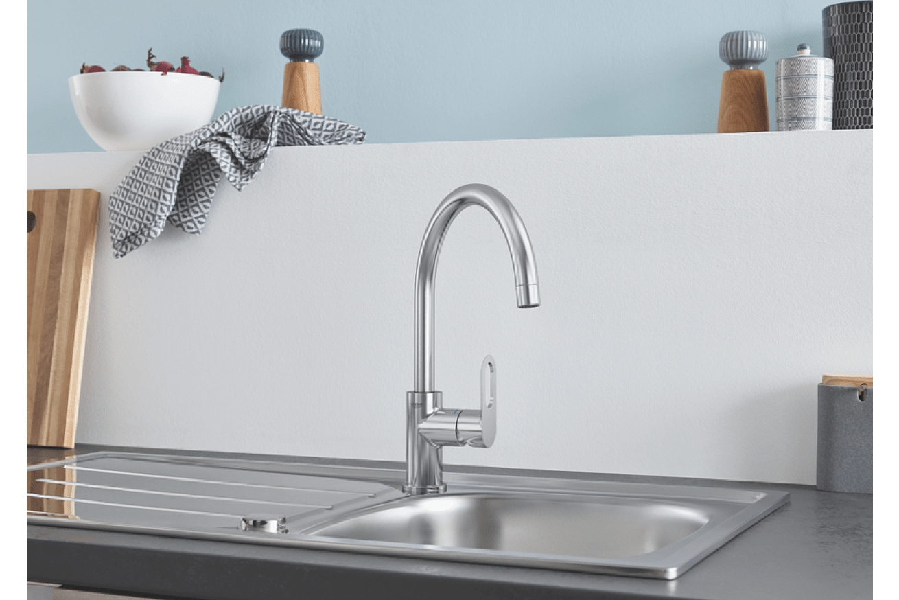 Смеситель для кухни GROHE BauLoop, хром (31368000)