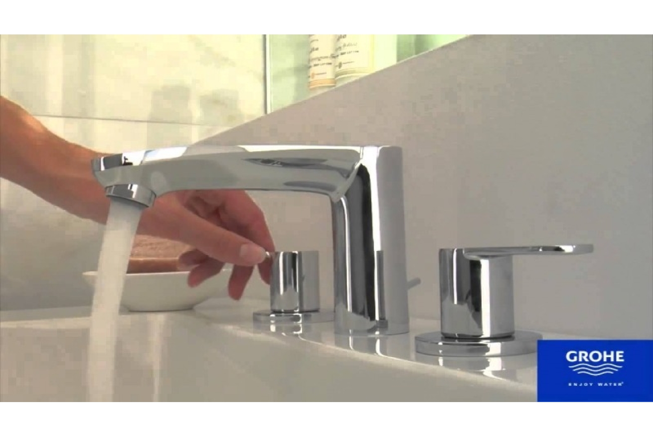 Смеситель для раковины GROHE Eurostyle Cosmopolitan на 3 отверстия, S-size, хром (20208002)