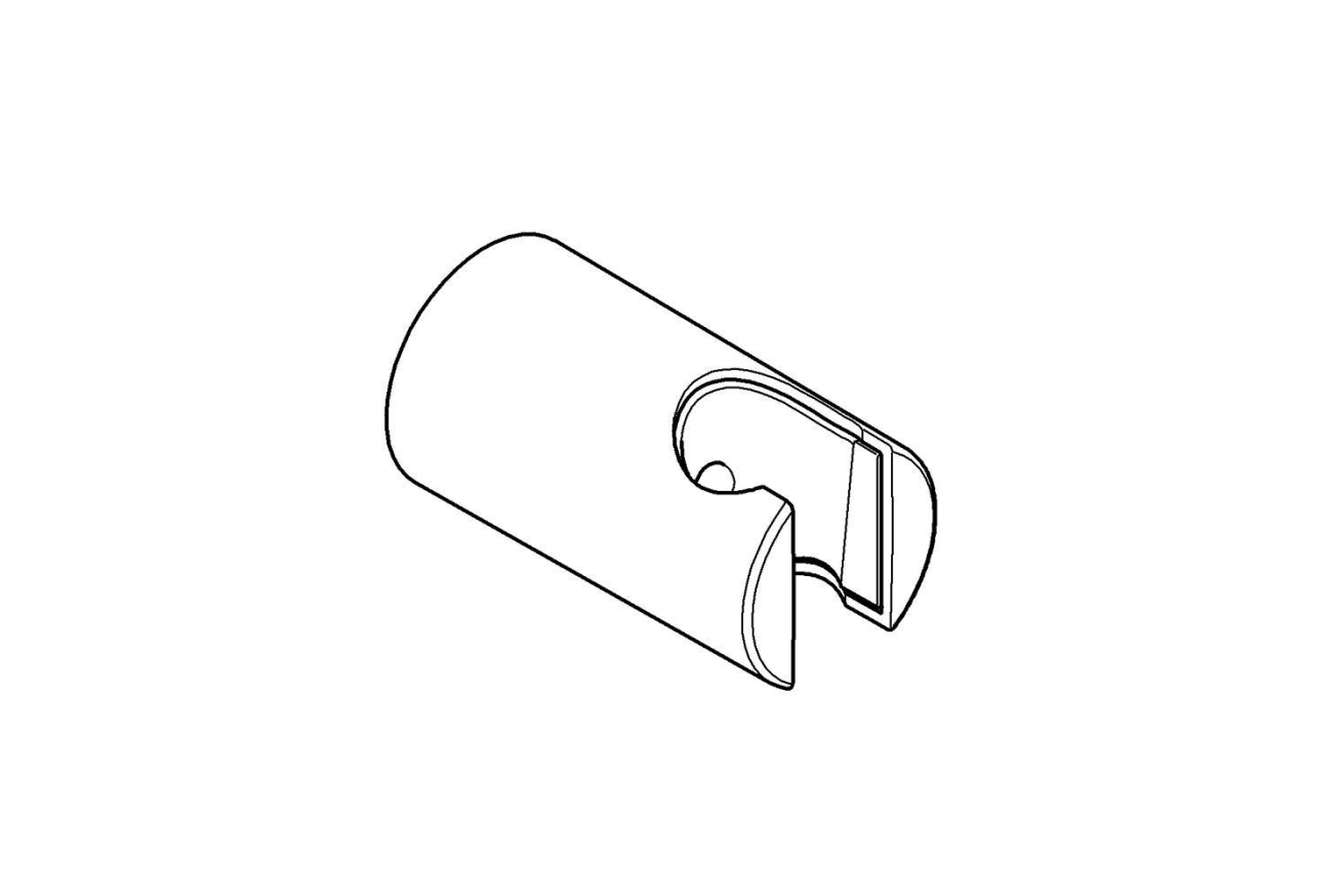 Держатель настенный для ручного душа GROHE Rainshower, хром (27056000)