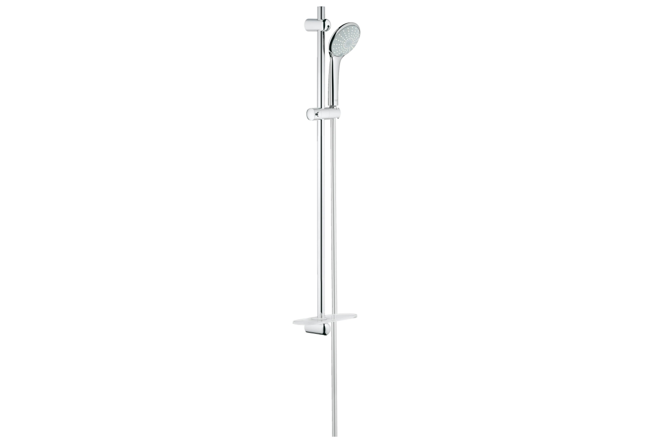 Душевой гарнитур GROHE Euphoria 110 Duo с мыльницей, 2 режима струи, душевая штанга 900 мм, 16,6 л/мин, хром (27225001)