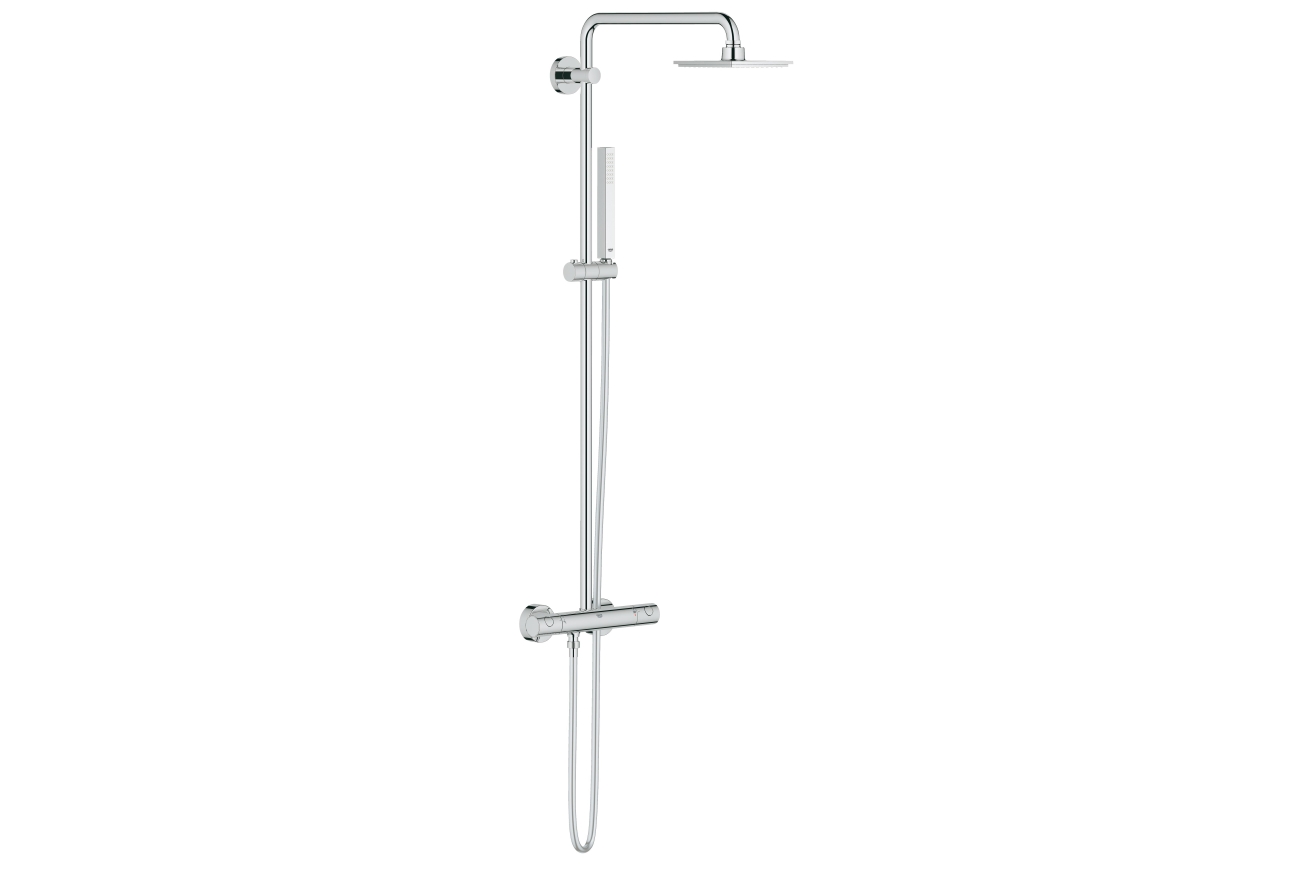 Душевая система с термостатом для настенного монтажа, GROHE Euphoria System 150, хром, (27932000)