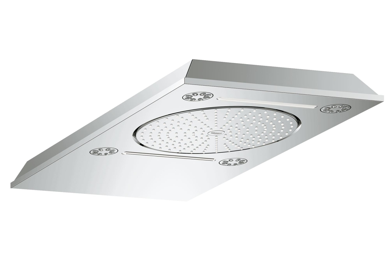 Верхний душ GROHE Rainshower F-series, 3 режима, 381x60 мм, хром (27938001)