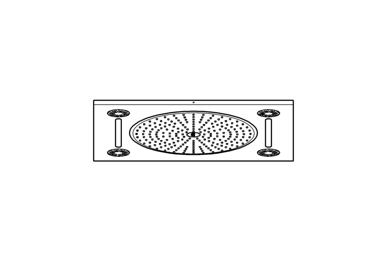 Потолочный душ с 3 режимами, GROHE Rainshower F-Series, хром, (27939001)
