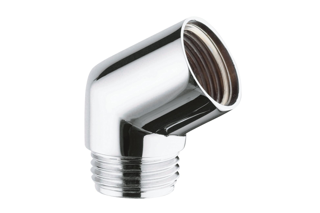 Угловой переходник для подключения душевого шланга 1/2″ x 1/2″ GROHE Sena, хром (28389000)
