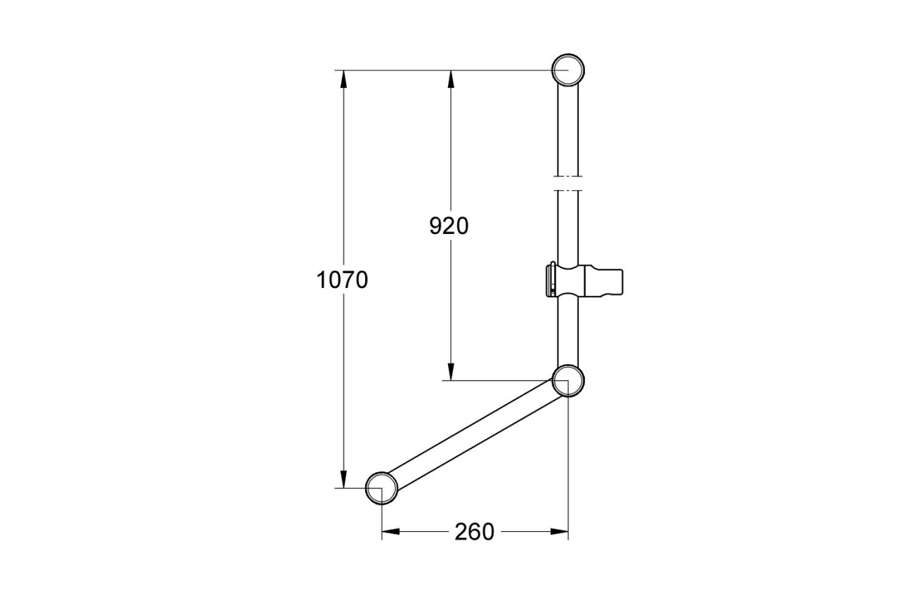 Душевая штанга GROHE Relexa neutral 900 мм, хром (28587000)