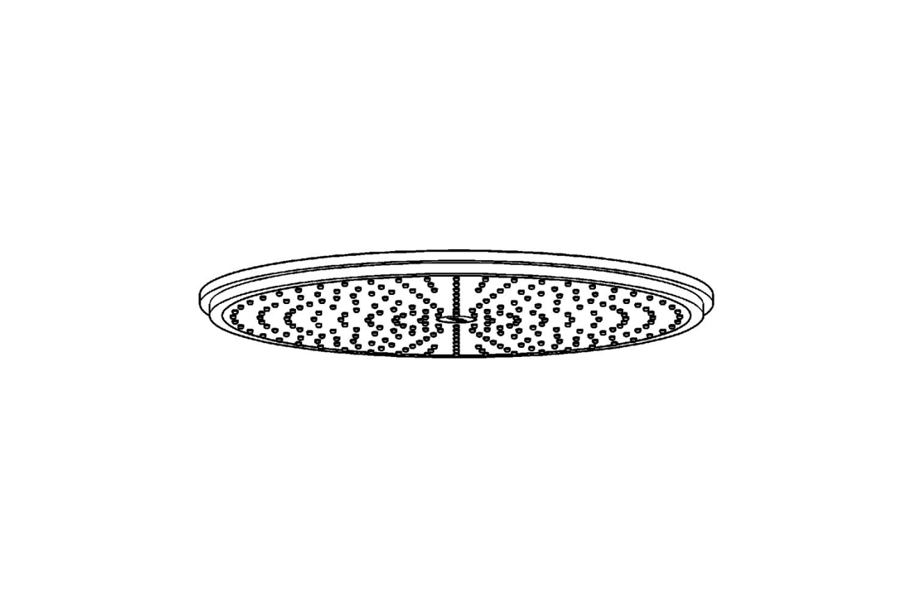 Верхний душ с одним режимом, GROHE Rainshower Cosmopolitan 400, хром, (28778000)
