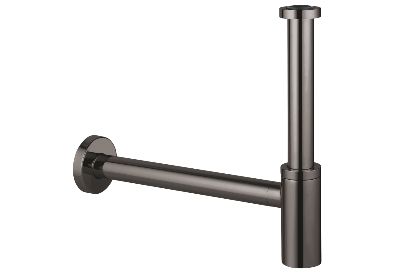 Сифон для раковины GROHE 1 1/4 дюйма из латуни, темный графит глянец (28912A00)