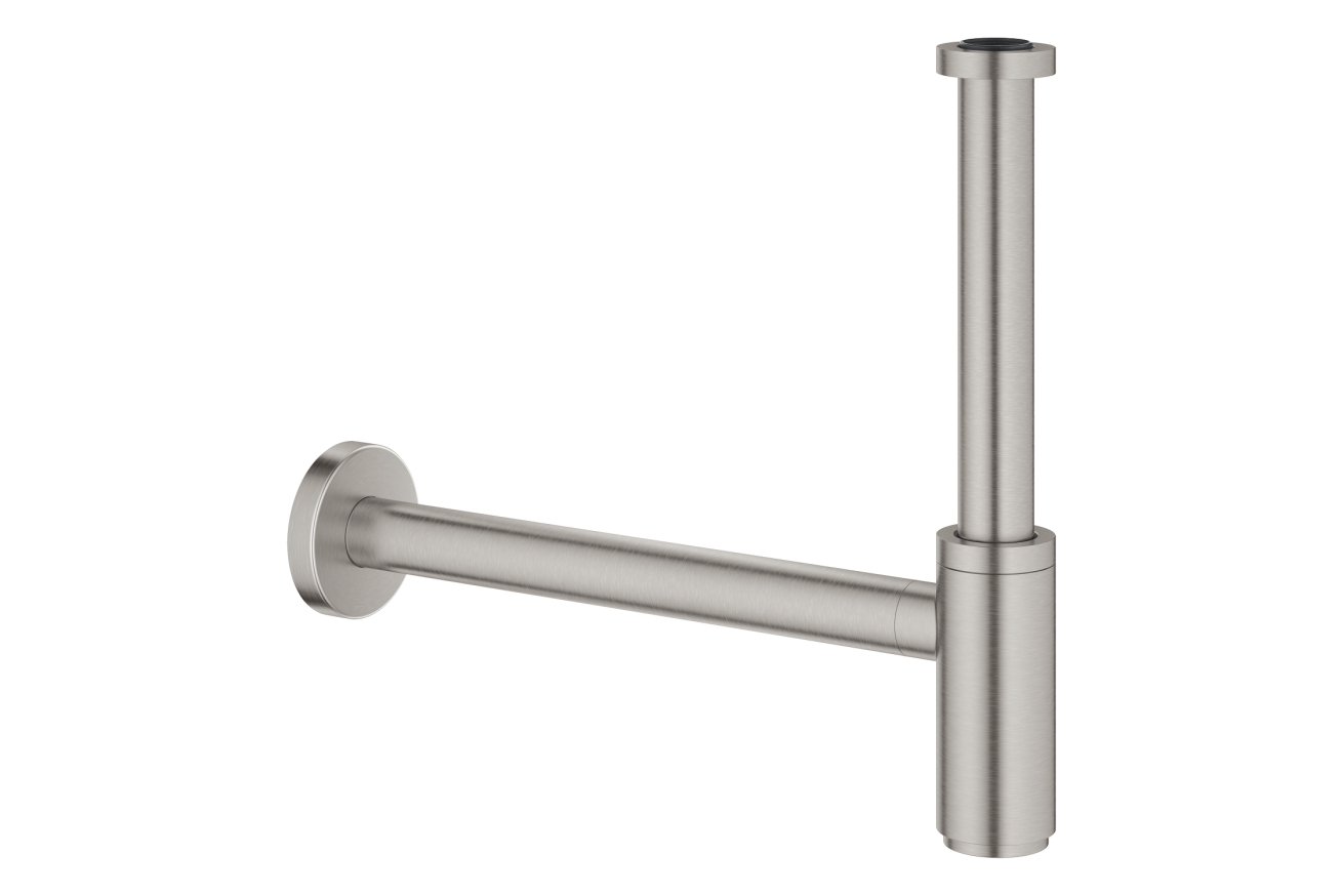 Сифон для раковины GROHE 1 1/4" из латуни, суперсталь (28912DC0)