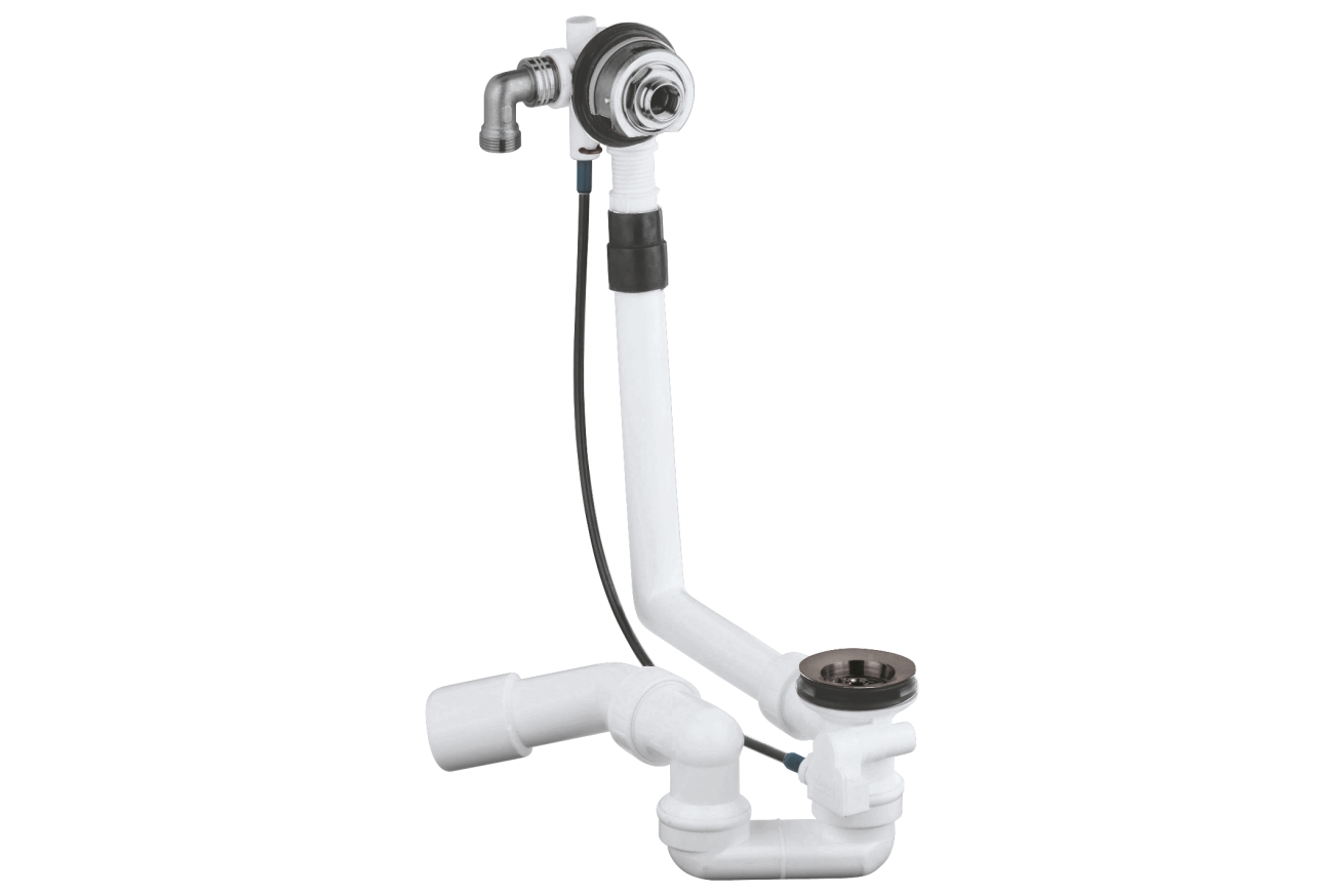 Наливной, сливной и переливной гарнитур GROHE Talentofill, темный графит глянец (28990A00)