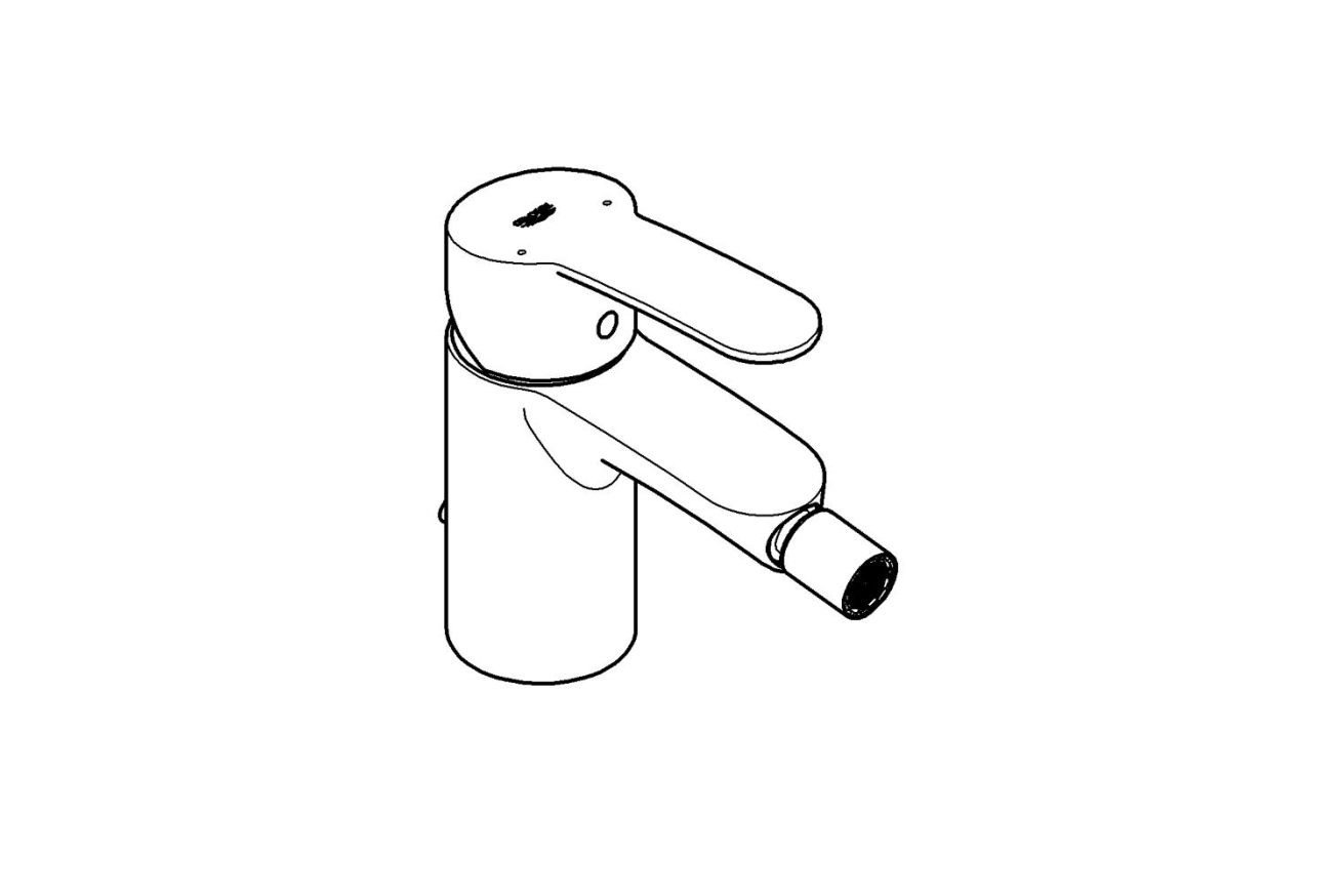 Смеситель для биде GROHE Eurostyle Cosmopolitan, S-size, хром (33566002)