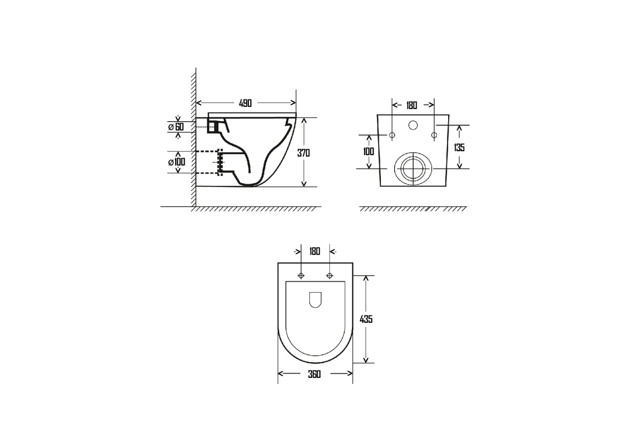 Комплект инсталляции GROHE 38811KF0 с унитазом AQUAme AQM2002 и сиденьем с микролифтом (NW0172)