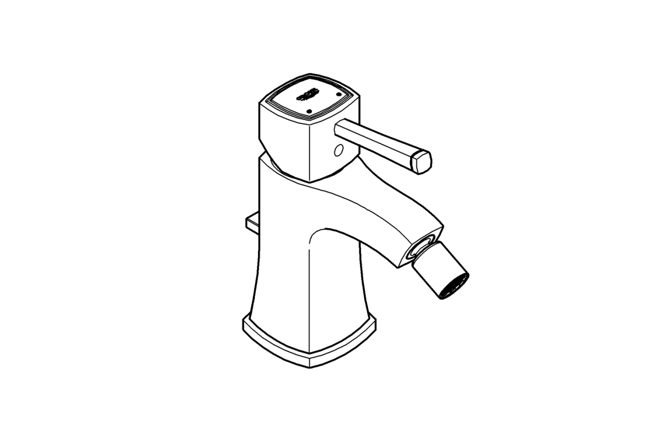 Смеситель для биде GROHE Grandera с донным клапаном, M-size, хром (23315000)