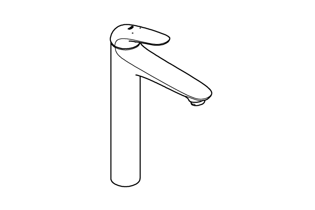 Смеситель для раковины GROHE Eurostyle, XL-size, хром (23719003)