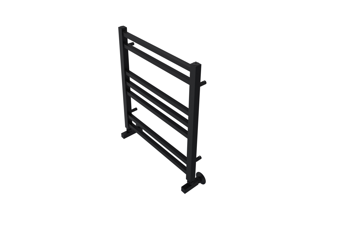 Полотенцесушитель водяной Aquatek Альтаир П7 500x600, черный муар AQ KK0760BL
