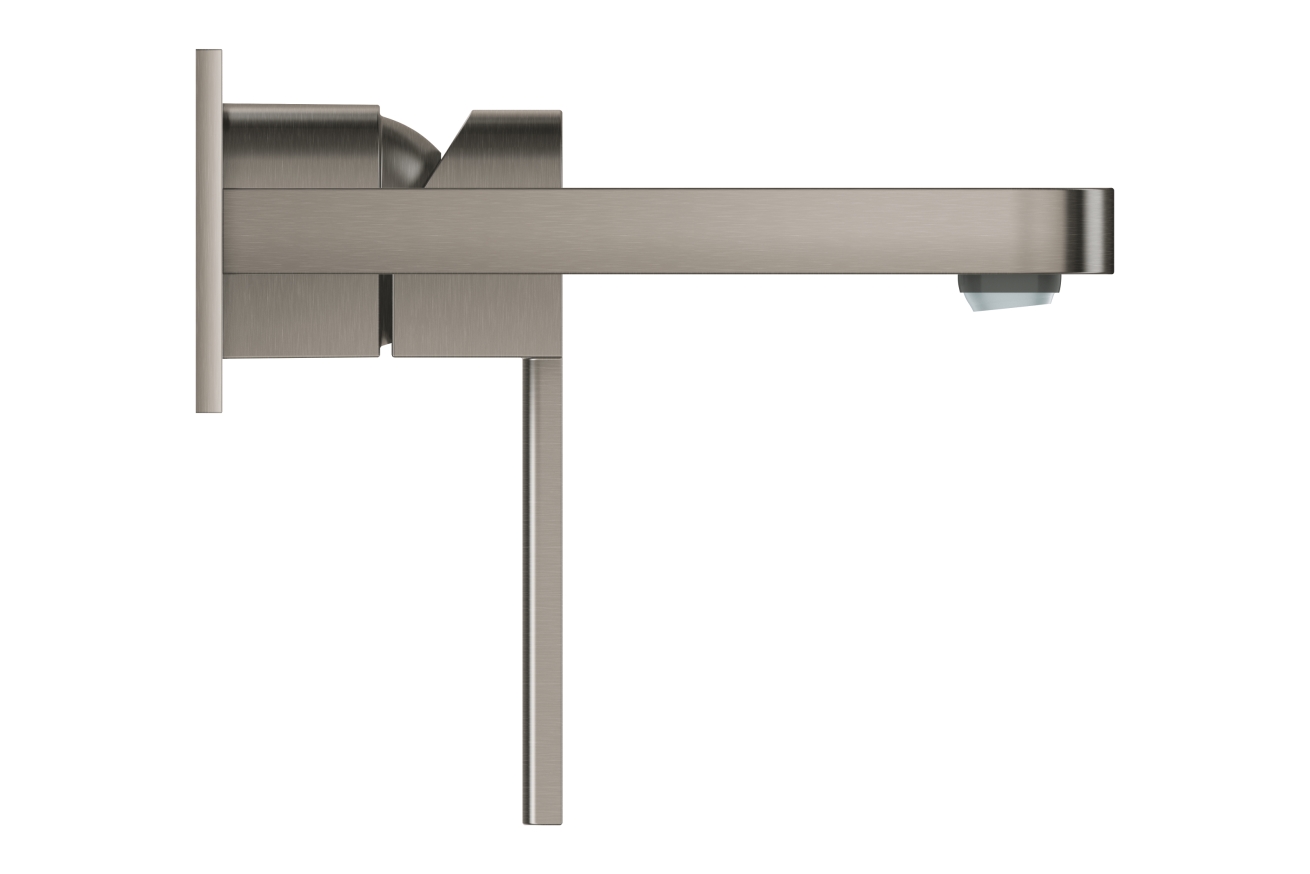 Внешняя часть смесителя для раковины GROHE Plus на 2 отверстия, M-Size, темный графит матовый (29303AL3)