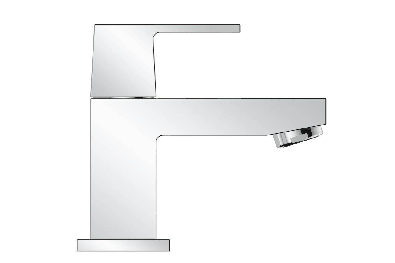 Кран для раковины GROHE Eurocube, без функции смешивания, хром (23137000)