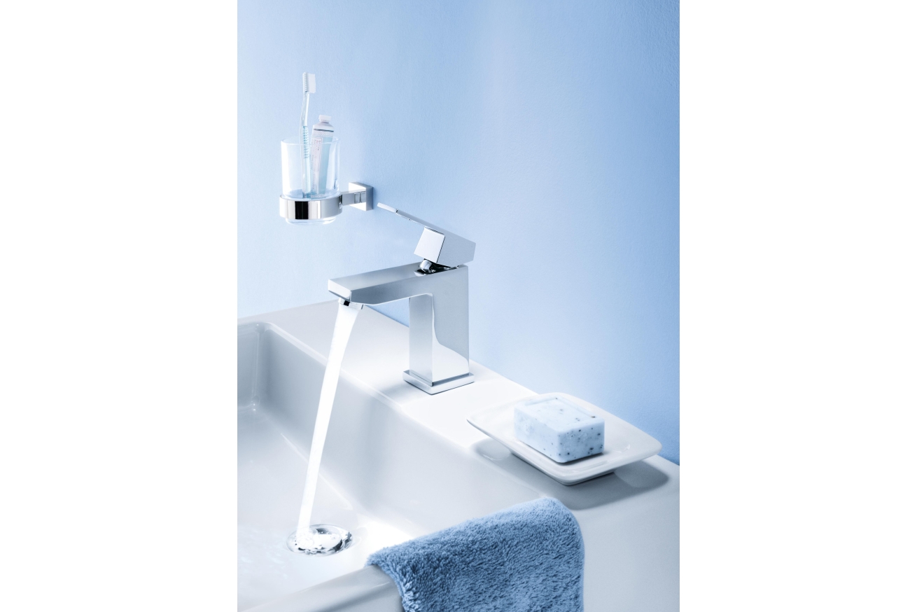 Кран для раковины GROHE Eurocube, без функции смешивания, хром (23137000)