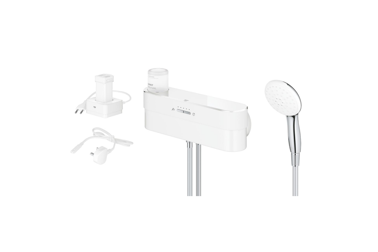 Душевой набор GROHE Purefoam, 2 режима, 1750 мм, 7,6 л/мин, хром (1050740000)